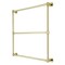 Kingston Brass 36" x 32" Wall Mount Towel Rack, Polished Brass DTM323632 - alternate 1